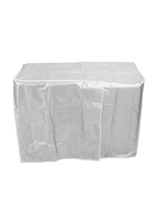 غطاء مكيف الهواء الشمسي الواقي من الماء والغبار لحماية مكيف الهواء في الشتاء، للتركيب في الخارج، بحجم 75x26x57 سم / 29.5x10.2x22.4 بوصة - Image 2